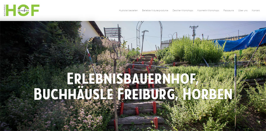 Webtexte für Erlebnisbauernhof bei Freiburg