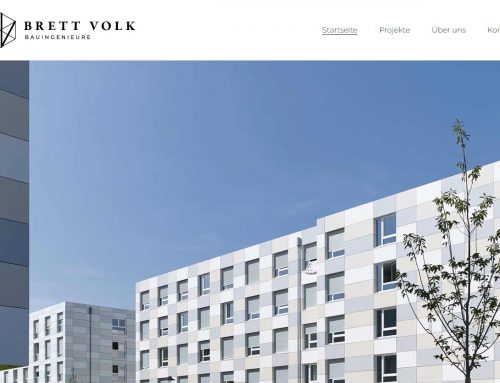 Website-Texte für Ingenieurbüro Brett Volk, Freiburg